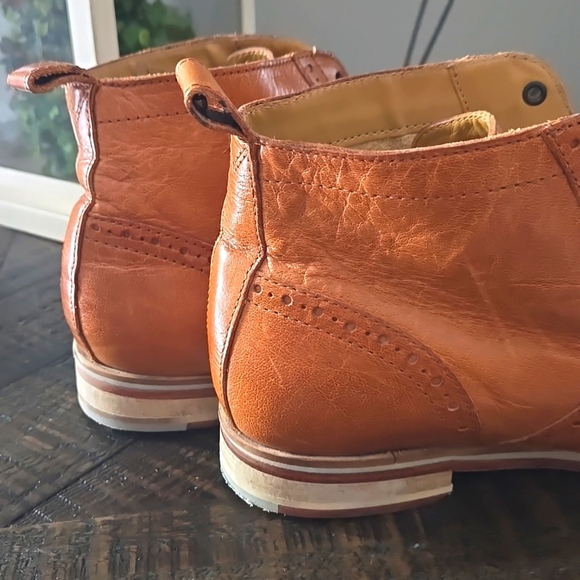 J Shoes Ankle Brown Leather Booties - Picture 6 of 13